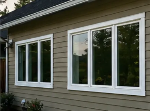 New Milgard windows after installation